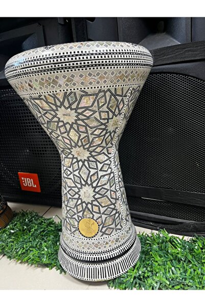 SİRAST Mısır İşlemeli Darbuka + Özel Çantası+Yedek Derisi+Alyan