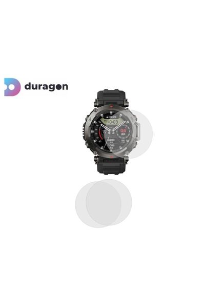 Duragon Set 3X Folie silicon Duragon, compatibila cu Amazfit T-Rex Ultra prot...