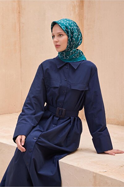 Belli Eșarfă de mătase cu model clasic 4109D TWILL