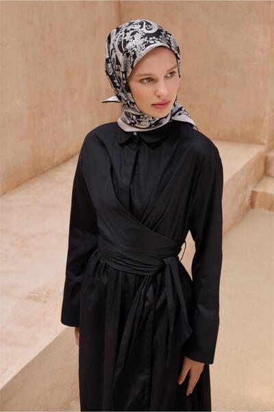 Belli Eșarfă de mătase cu model etnic 4101D TWILL