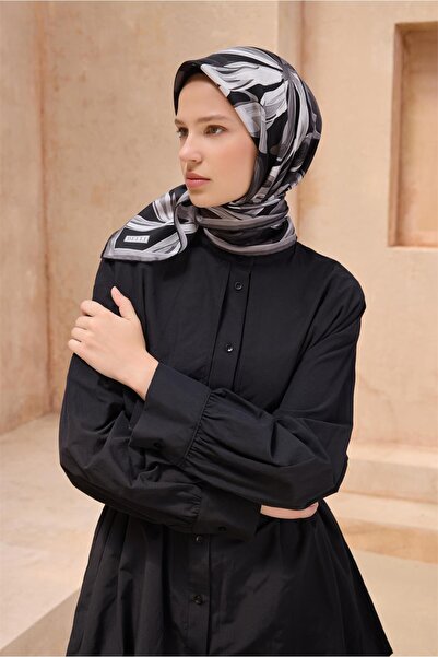 Belli Eșarfă de mătase cu model floral 4107D TWILL