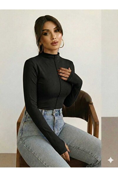 Enga Vera Γυναικεία μπλούζα από ύφασμα Modal ελαστικό ύφασμα Μπλούζα με μακρυμάνικο μπλουζάκι με μακρύ μανίκι Basic Fit Top