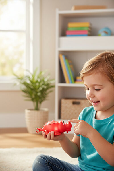 Cosby İpli Çek Bırak Timsah Oyuncağı – Eğlenceli Mekanizmalı Çocuk Oyuncağı