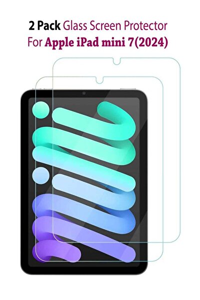 Generic 2 Pack Tempered Glass Screen Protector HD for Apple iPad mini 7 2025