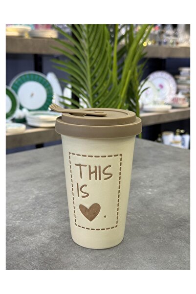 Doğudeko Ruby Stoneware Mug with Silicone Lid