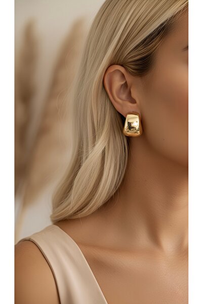 İNN JEWELLERY أقراط شوبينغ مقاومة للصدأ ومضادة للحساسية بتصميم كلاسيكي (ضمان ...