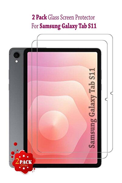 Generic 2 Pack Tempered Glass Screen Protector for Samsung Galaxy Tab S11 (11 inch)
