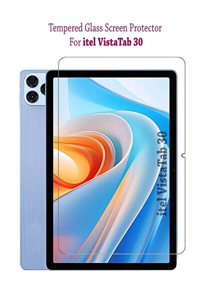 Generic واقي شاشة زجاجي مقوى عالي الدقة لجهاز itel VistaTab 30