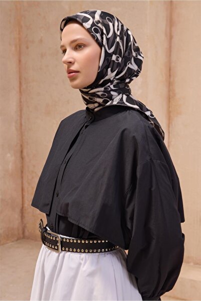 Belli KLASIK DESEN İPEK EŞARP 4125D TWILL
