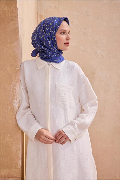 Belli Eșarfă de mătase cu model clasic 4109D TWILL