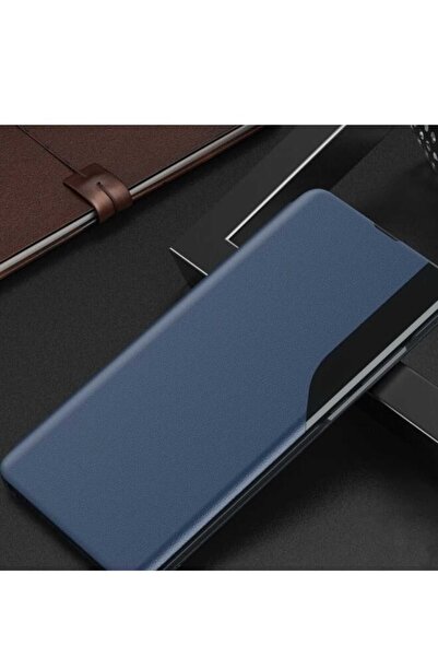 Generic Smart Flip Leather Phone case For Samsung A55 Blue