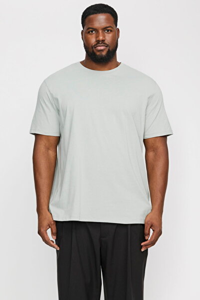 Jack & Jones Plus Size Crew Neck Basic T-Shirt-Organic