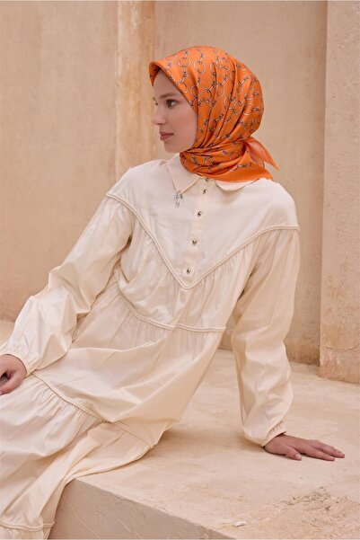 Belli Eșarfă de mătase cu model clasic 4109D TWILL