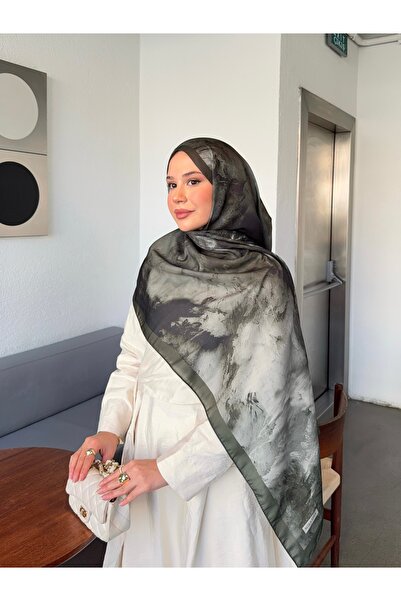 Mira İpek Desenli Pamuk Soft Şal Marline Serisi ps184