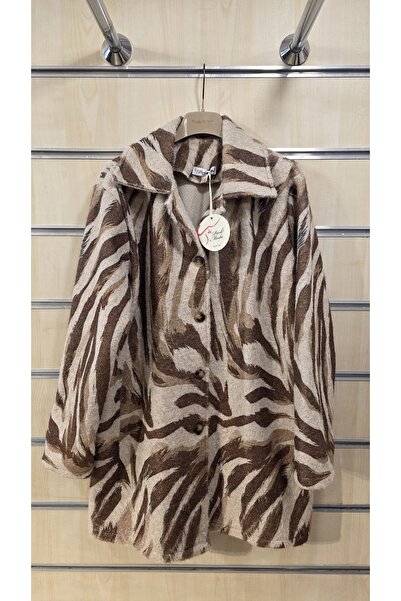 Park Moda Mixed Pattern Felt Coat