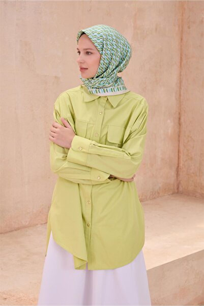 Belli Eșarfă de mătase cu model geometric 4124D TWILL