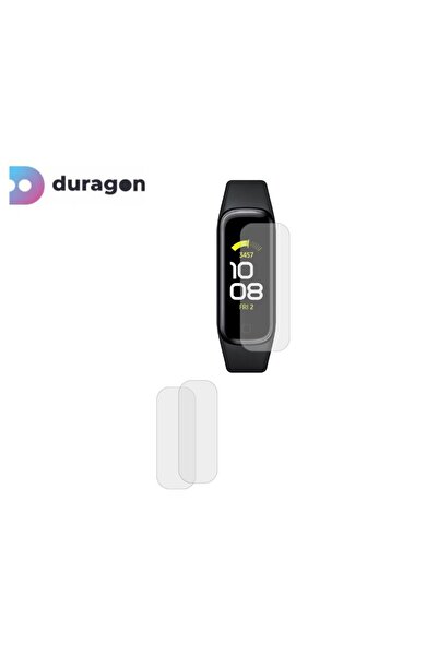 Duragon Set 3X Folie silicon Duragon, compatibila cu Samsung Gear Fit2 protectie ecran, antisoc