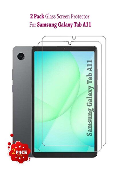 Generic 2 Pack Tempered Glass Screen Protector for Samsung Galaxy Tab A11
