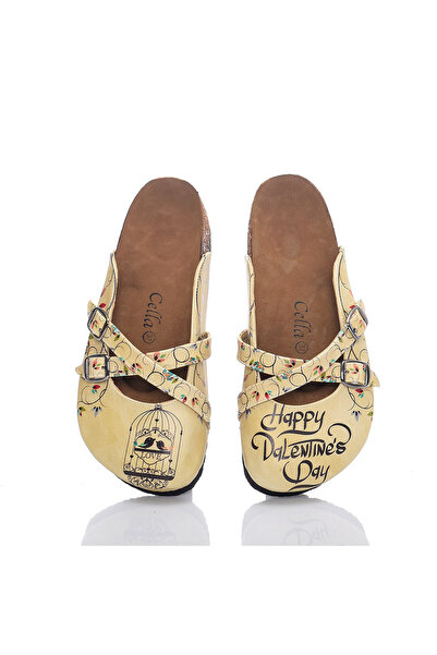 Streetfly Valentine's Day Themed Multicolored Women's Slippers