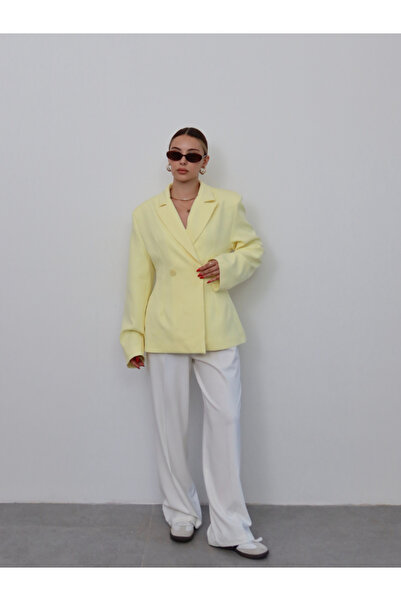 thelowely Vatkalı Kruvaze Ceket