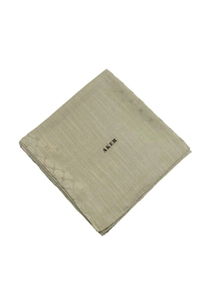 Aker 933 Μεταξωτό κασκόλ από μεταξωτό βαμβάκι με λογότυπο 7071798