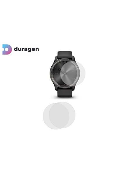 Duragon Set 3X Folie silicon Duragon, compatibila cu Garmin Vivomove Trend protectie ecran, antisoc