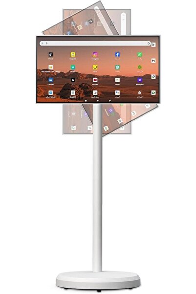 SUKILO شاشة ذكية مقاس 24 بوصة بنظام أندرويد | تدعم اللمس المتعدد بعشر نقاط وع...