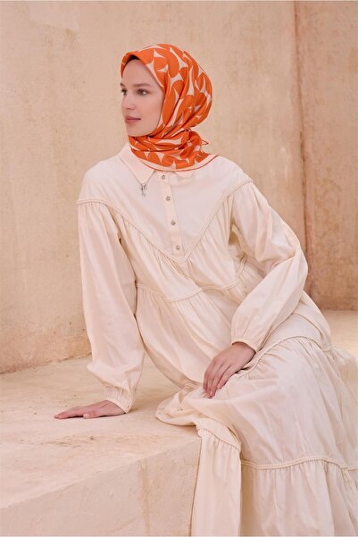 Belli GEOMETRIK DESEN İPEK EŞARP 4117D TWILL