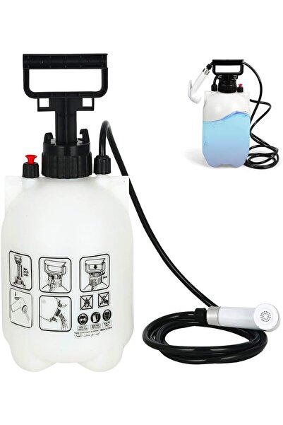 BUNCA Portable bidet and light for trips and camping. Lightweight, practical, and water-efficient. 💦