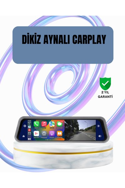 Ön Arka Kameralı Dokunmatik Dikiz Aynası 170° Geniş Açı