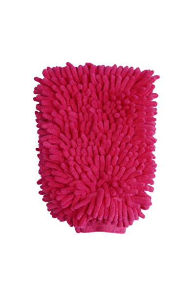 Gloss IQ Mănușă Spălare Auto Chenille – Roz/Fucsia (izolată pe interior)