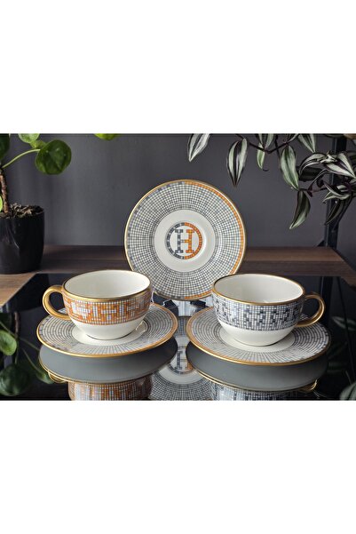 FERMATO Honey 12 parça çay fincan