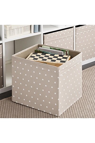 TEZPAZAR Dröna Kare Saklama Kutusu 33x38x33 Cm Dolap İçi Düzenleme Kutu Organ...