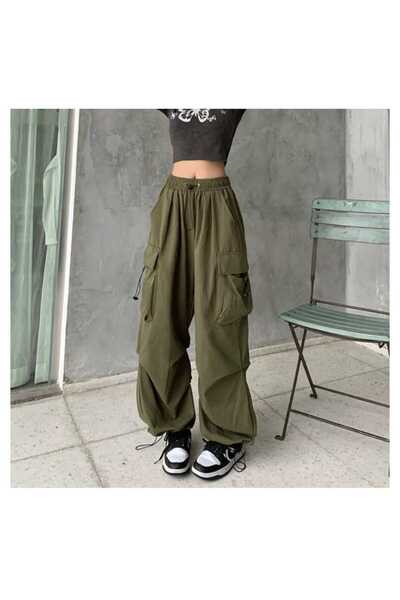 Semesia Linen Cargo Pocket Pack Jogger Pants