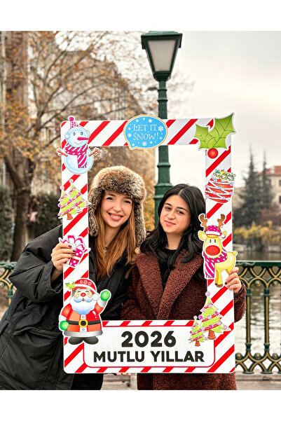 photonom Yılbaşı Konsept Fotoğraf Çekim Çerçevesi