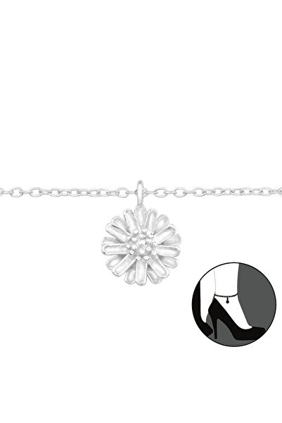 All4Silver Brățară de gleznă din argint 925 - Floare
