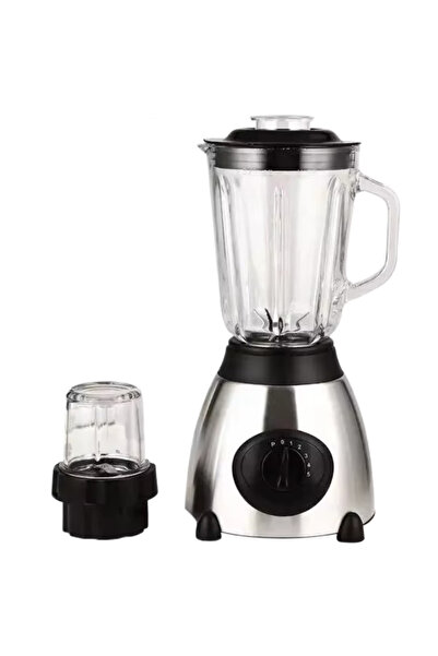 TodayShop Electric Blender 2 in 1 with Glass Bowl 1.5L and Grinder