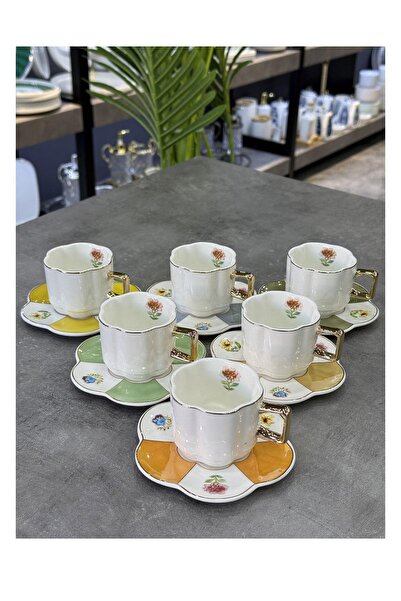 Doğudeko Lissome 6-Piece Coffee Cup Set V1