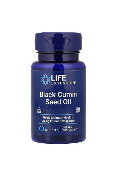 Life Extension Black Cumin Seed Oil 60 Softgels │   Aging Immune Response