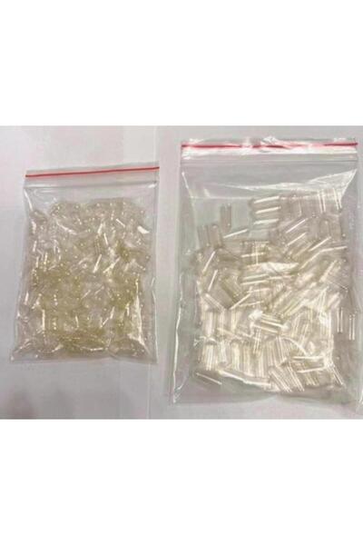 Choice 100 empty, separated vegetable capsules, size (0)