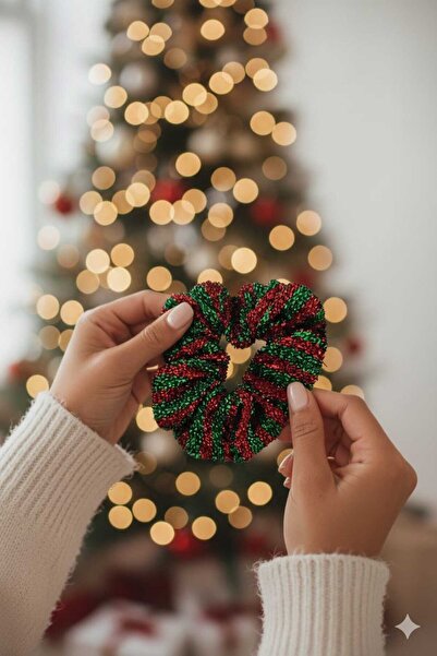 SOSYETEZGAHI 2 li Yılbaşı Renkli Lastikli Toka