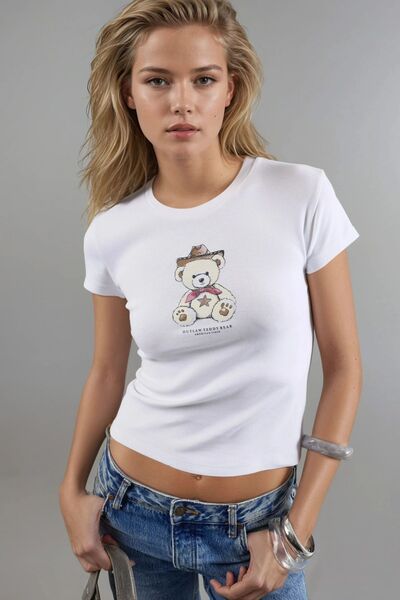 Hiccup Busem Slim Fit Short-Sleeved Cotton Blouse