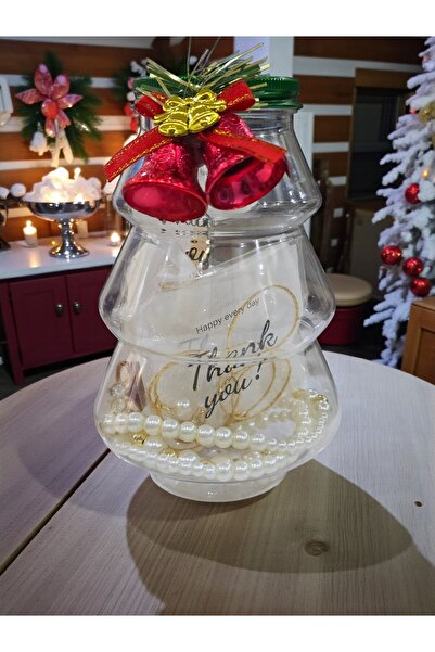 Sibelya Aksesuar Yılbaşı Ağacı Takı Kavanozu – 6 Parça Yılbaşı Temalı Hediye ...