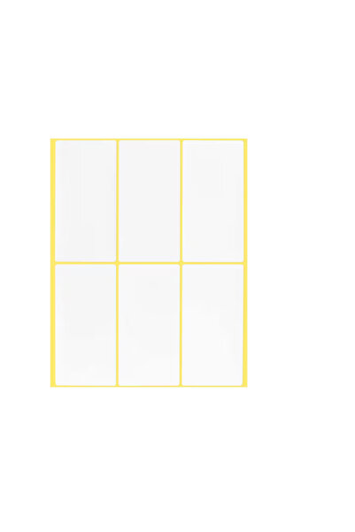 OEM Set 180 etichete autocolante, 10 x 5 cm, alb, hartie