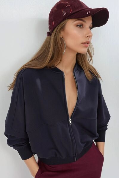 Hiccup Busem Relaxed Fit Zippered Jacket