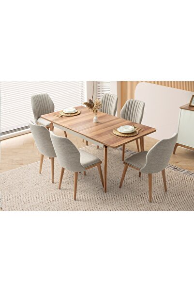 AYDINEV ANTİK YEMEK MASASI+6 SANDALYE