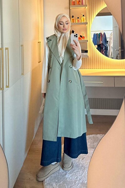 Hazamoda Cardigan Vest Mint