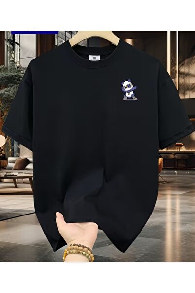 LELVANİ تيشيرت مطبوع عليه نقشة الباندا