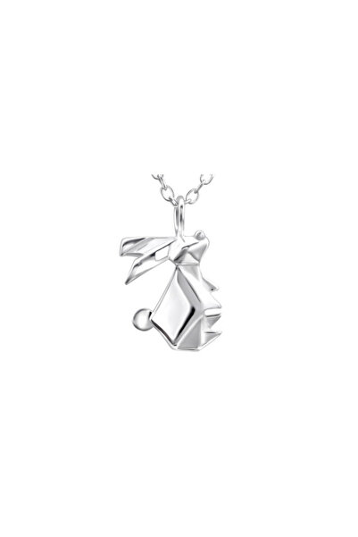 All4Silver Iepure Origami - Colier din argint 925 fără pietre