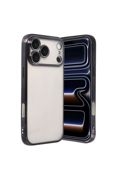 TechTrove Apple iPhone 17 Pro Max İçin Uyumlu 3D Kamera Korumalı Şeffaf Tasar...